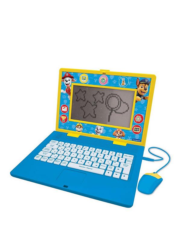 Image 2 of 4 of Paw Patrol Bilingual educational laptop with 170 activities (85 in each language) 6.7' screen EN/FR