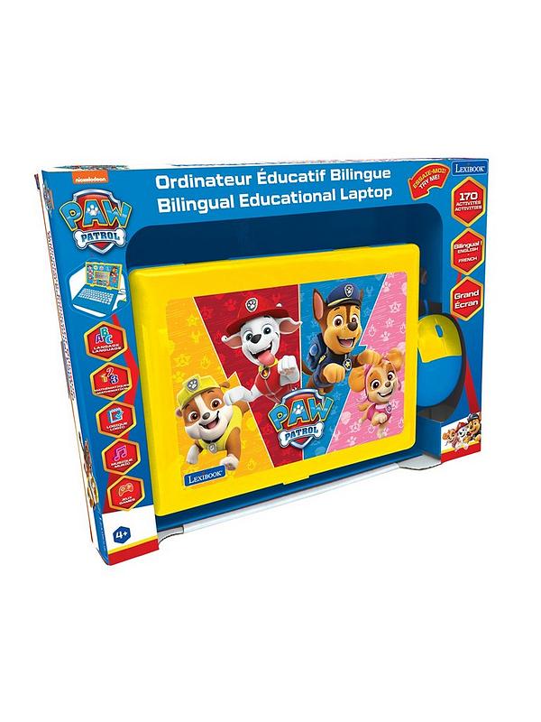Image 3 of 4 of Paw Patrol Bilingual educational laptop with 170 activities (85 in each language) 6.7' screen EN/FR