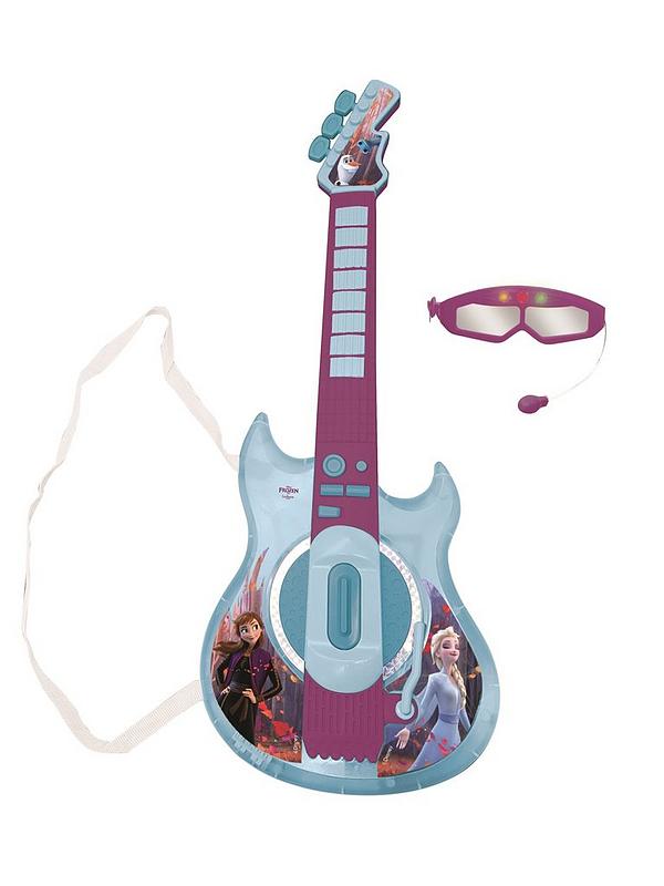 Image 1 of 6 of Disney Frozen Frozen Electronic Lighting Guitar with Mic in glasses shape