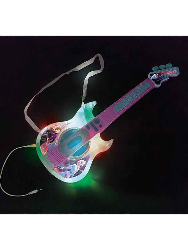 Image 4 of 6 of Disney Frozen Frozen Electronic Lighting Guitar with Mic in glasses shape
