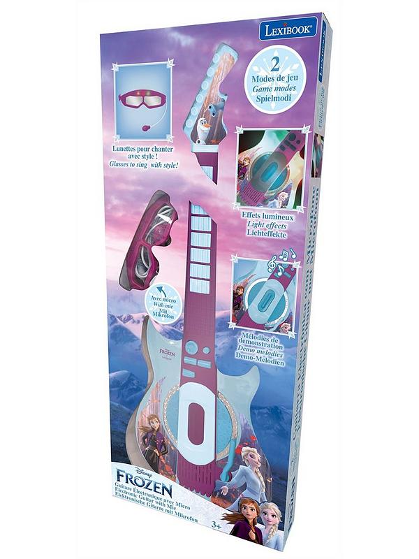 Image 5 of 6 of Disney Frozen Frozen Electronic Lighting Guitar with Mic in glasses shape