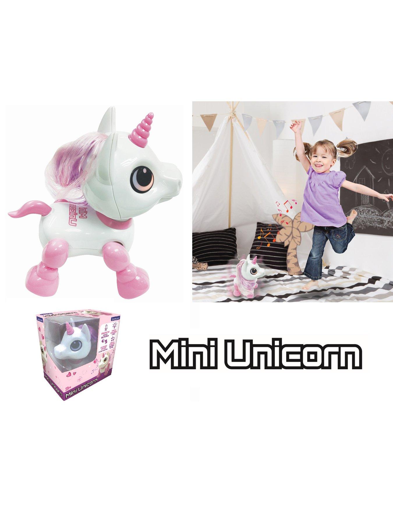undefined Power Unicorn Mini - Unicorn robot with light and sound effects, hand clap command, voice repeat