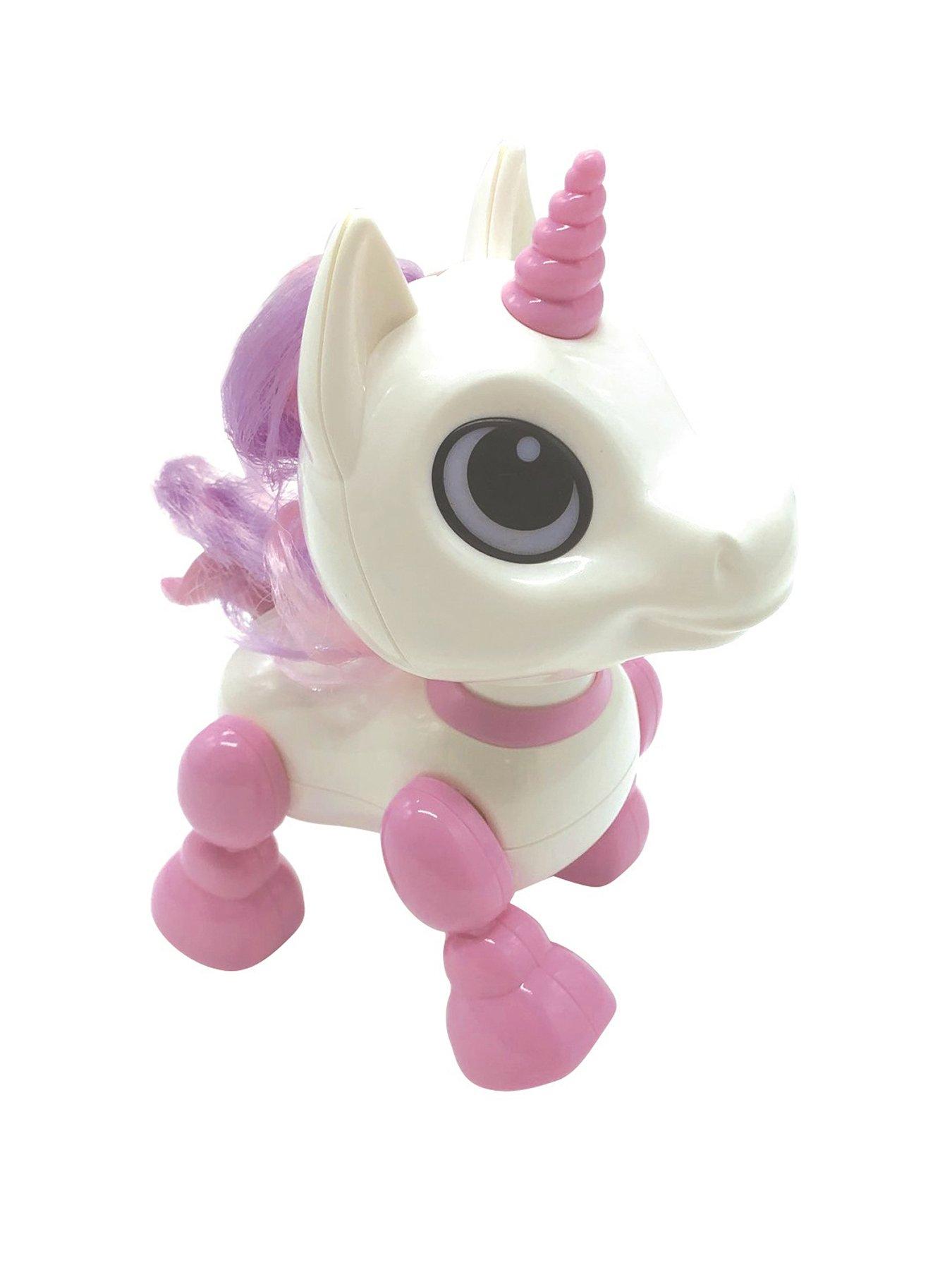 Image 2 of 8 of Lexibook Power Unicorn Mini - Unicorn robot with light and sound effects, hand clap command, voice repeat
