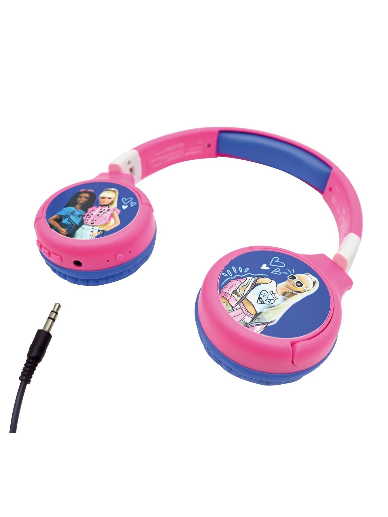 Barbie 2 in 1 Bluetooth and Wired comfort foldable Headphones with