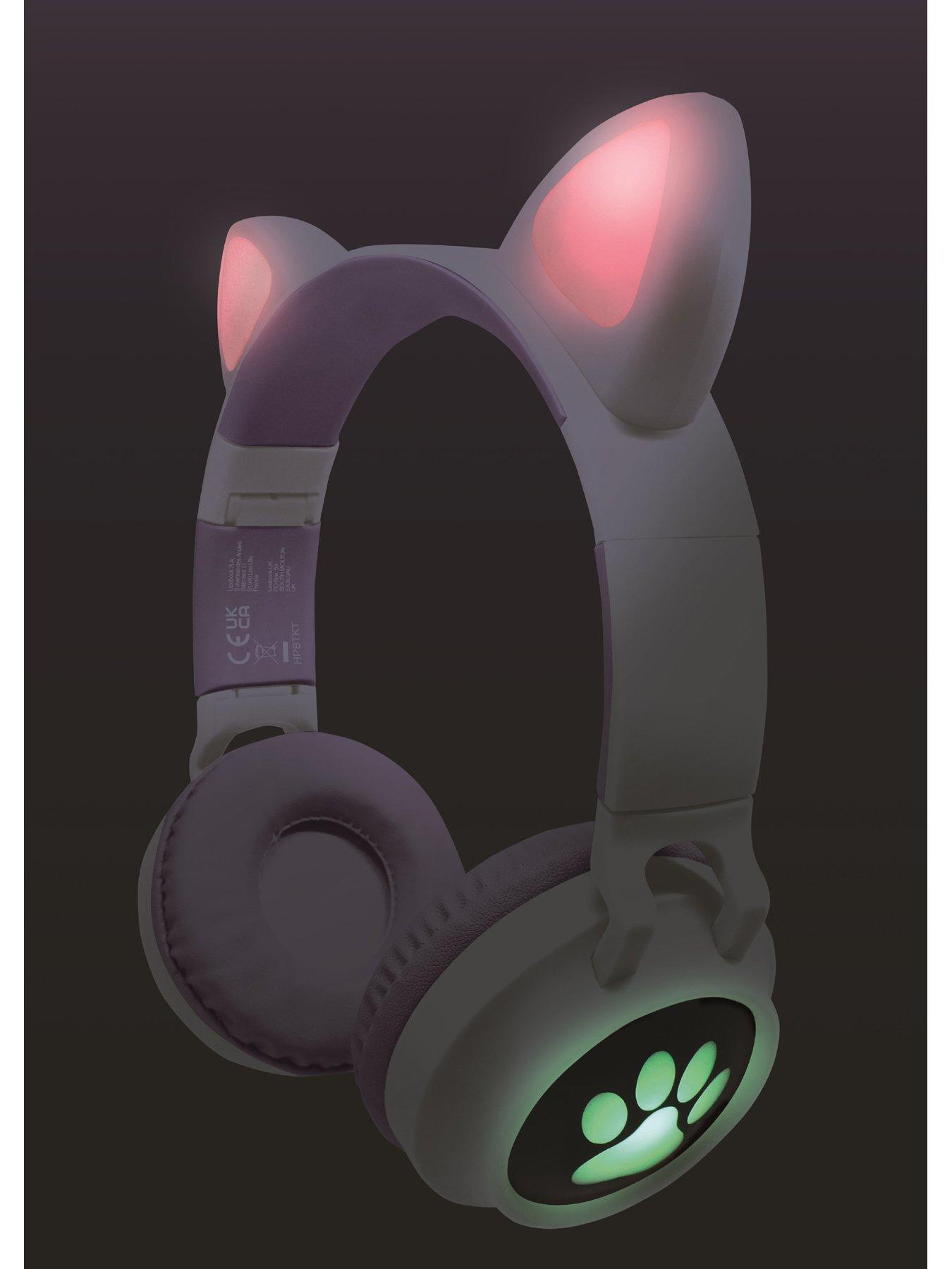 Lexibook Cat ear and lightings bluetooth headphones | Very.co.uk