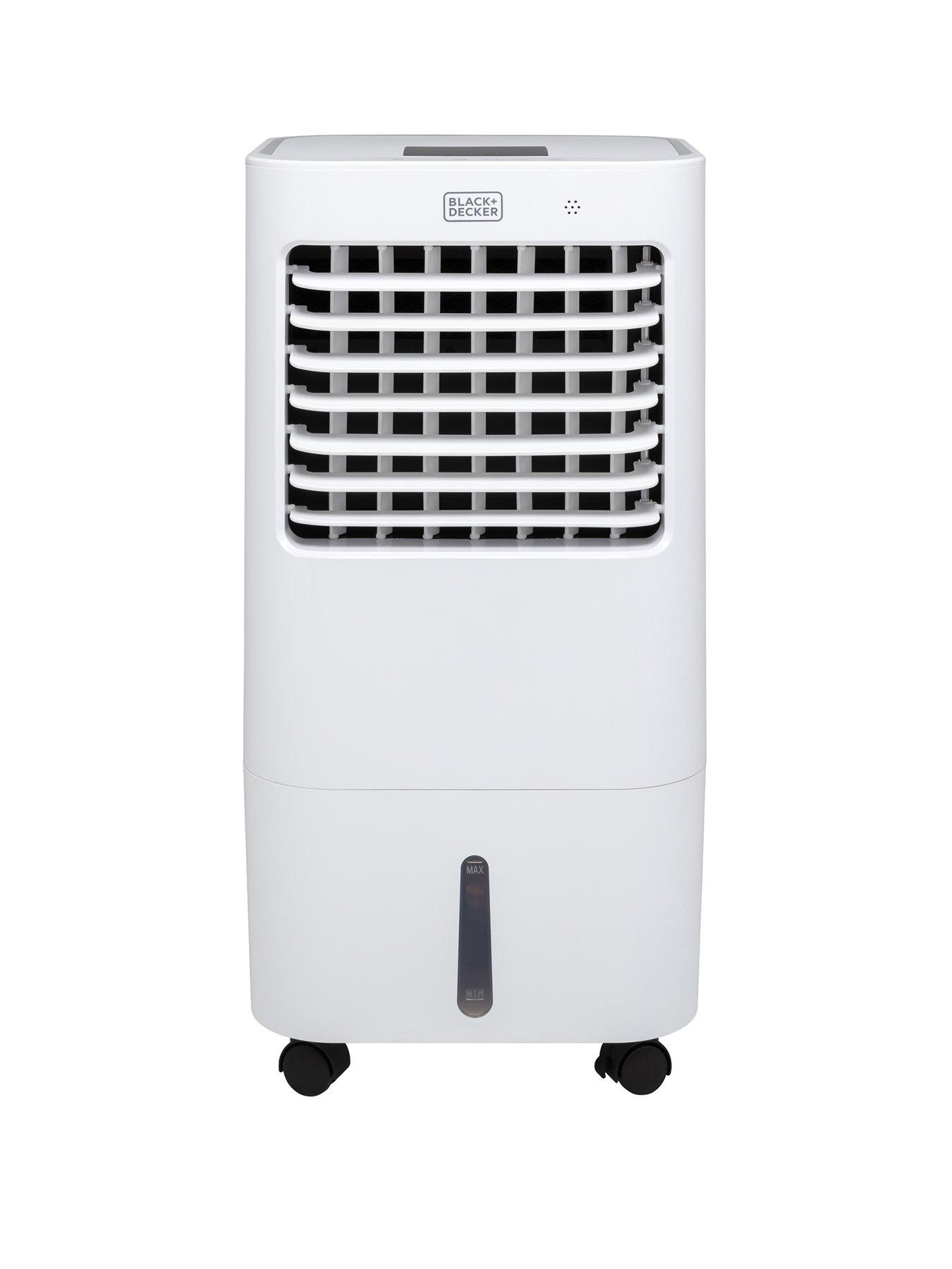 undefined 15L Portable 2-in-1 Air Cooler, 3 Modes, 3 Speed Settings, 8 Hour Timer, Remote Control, 65W, White, BXAC65007GB