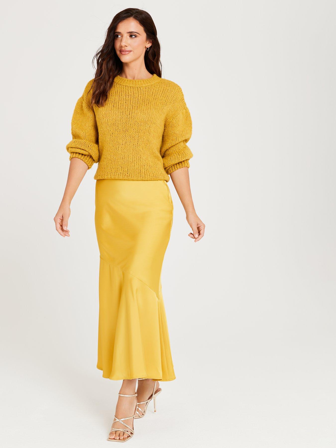 Mustard coloured hotsell skirt uk