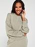  image of v-by-very-premium-cupro-drawcord-sweat-green