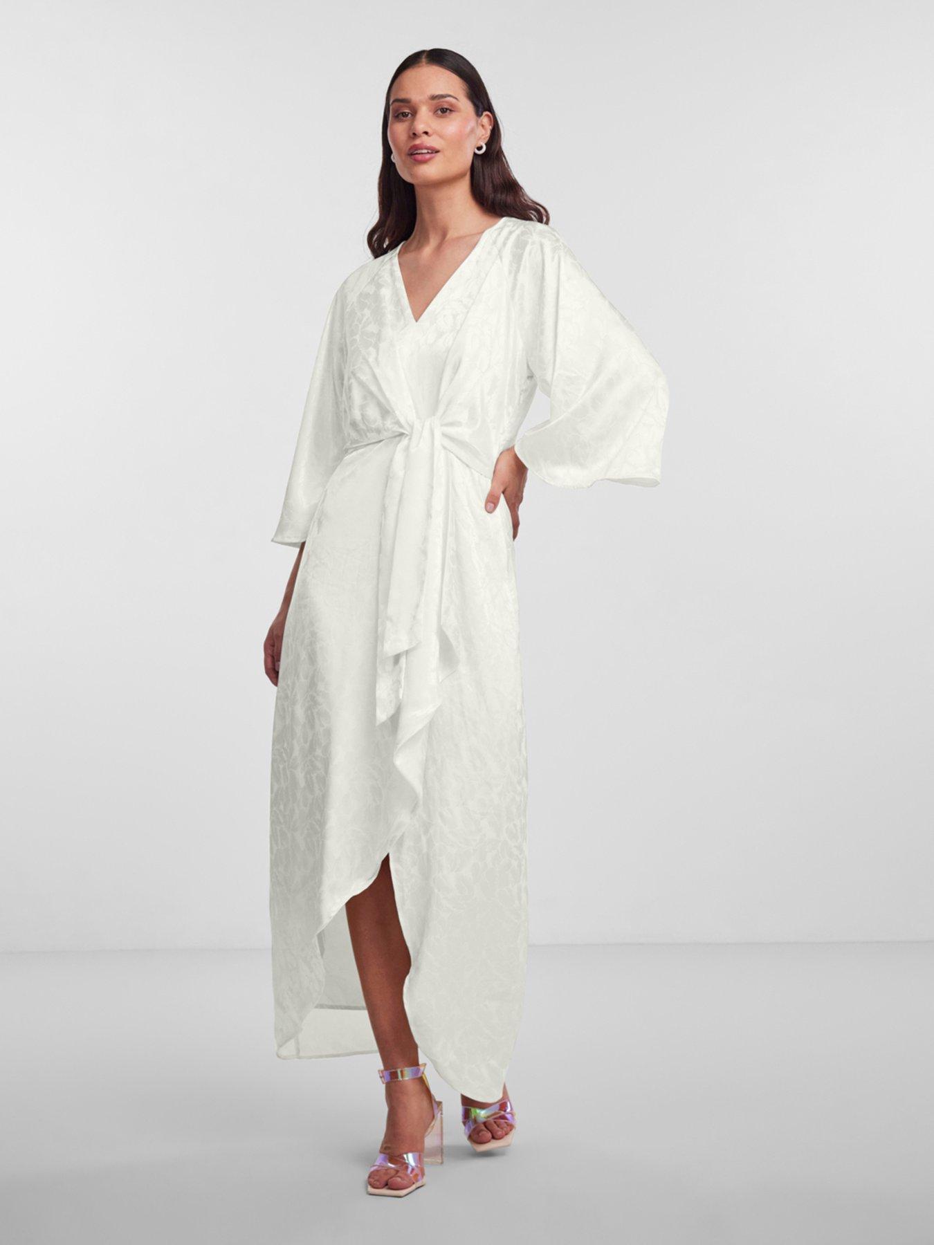 yas-jacquard-wrap-maxi-dress-white