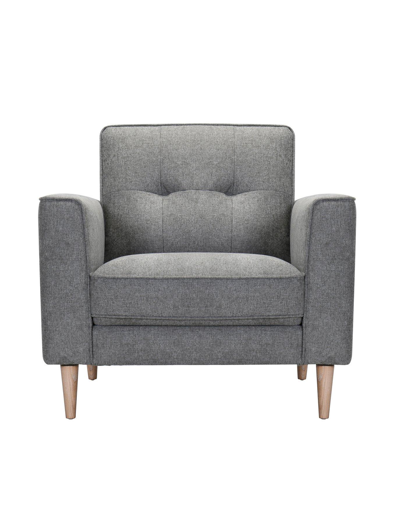 Product photograph of Oxford Fabric Armchair from very.co.uk