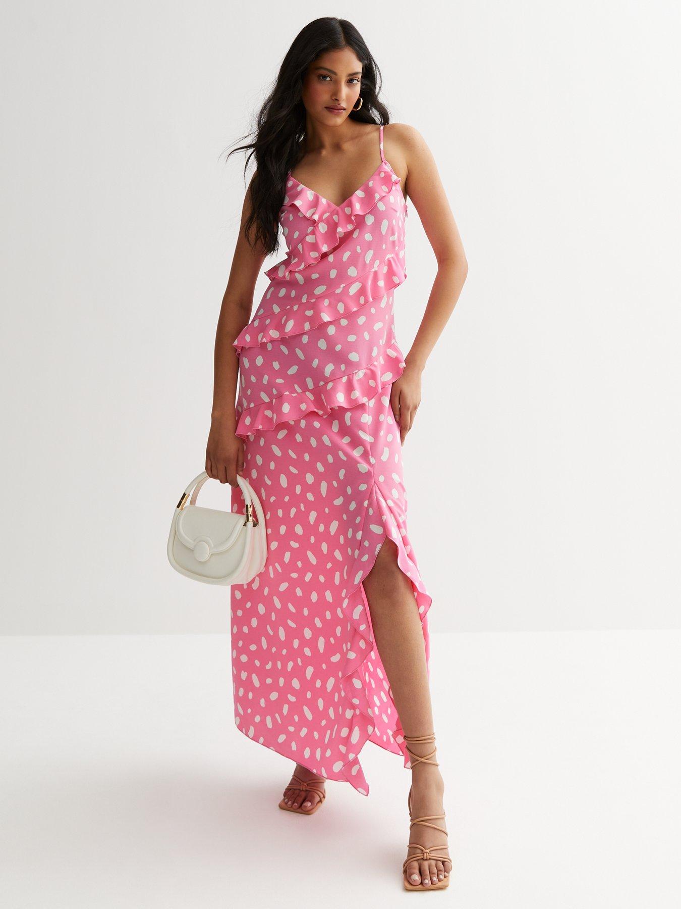 New look 2024 pink maxi dress