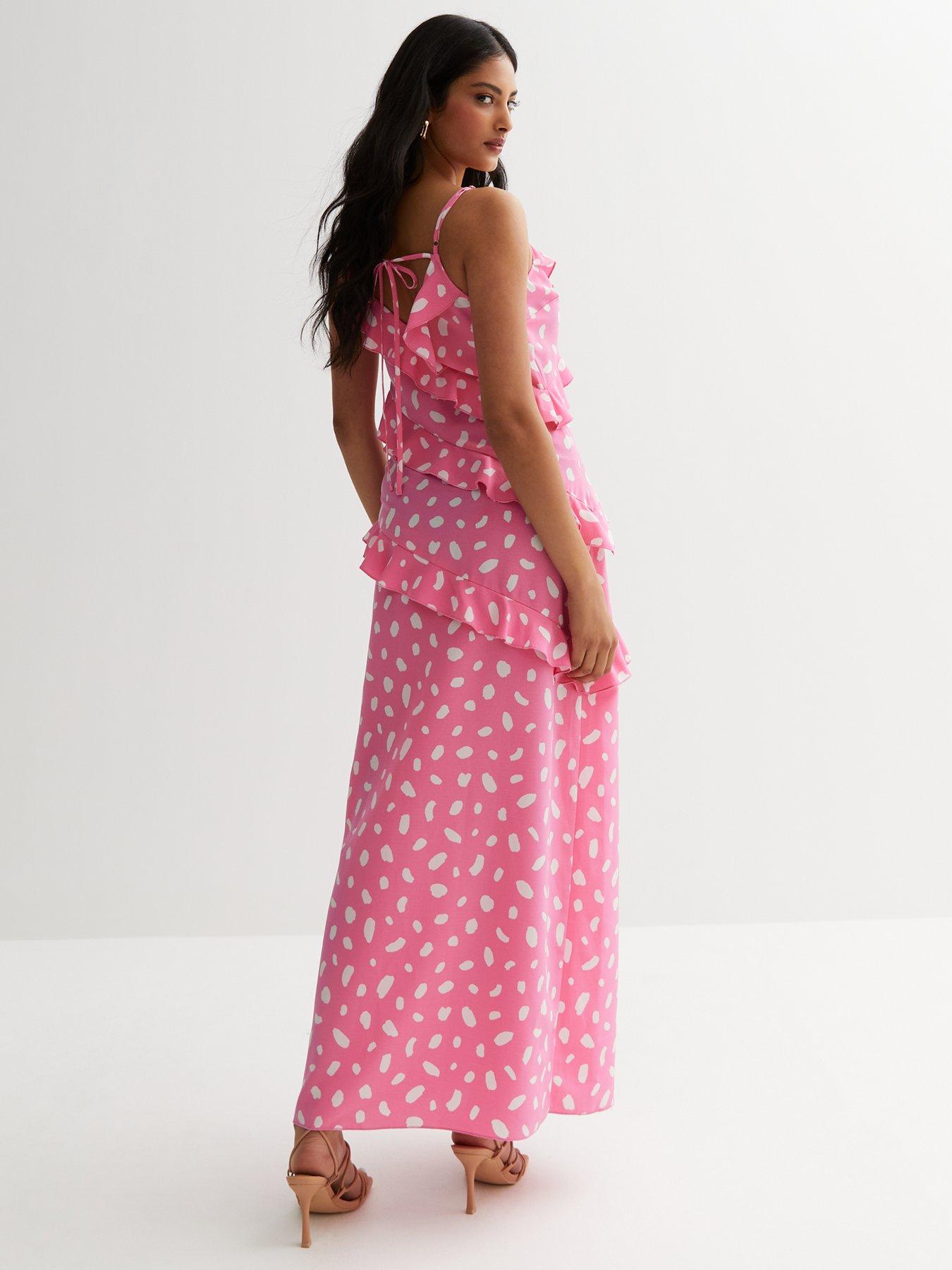 New look hotsell ruffle maxi dress