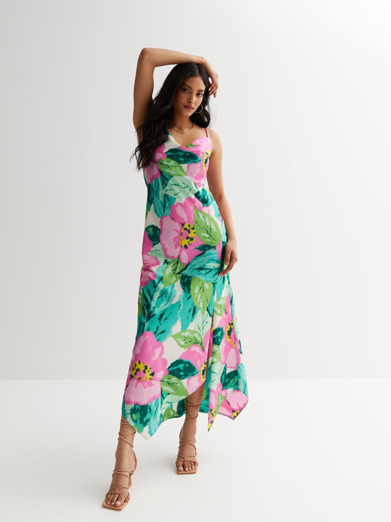 New look hotsell green maxi dress