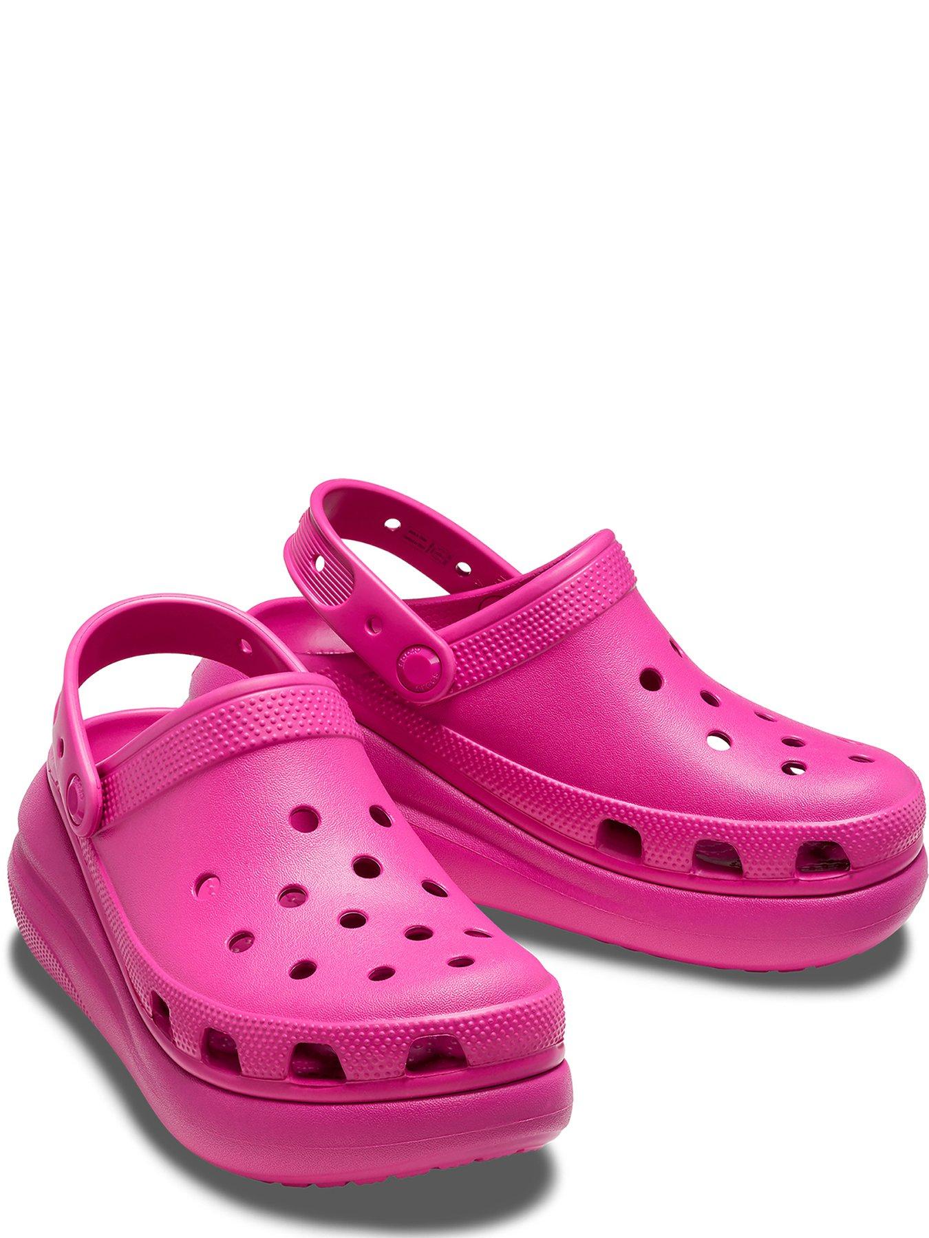 Crocs store candy pink