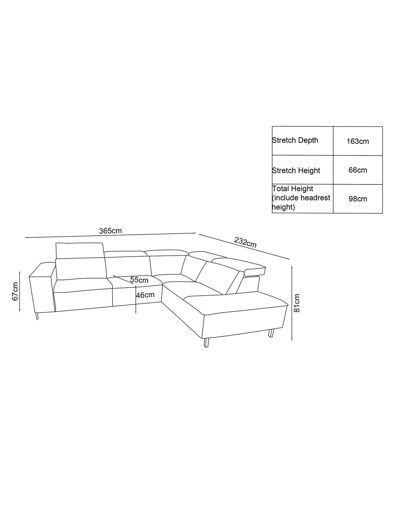 Image 6 of 6 of The Very Collection San Antonio Power Recliner Right Hand Corner Group with Charging Ports
