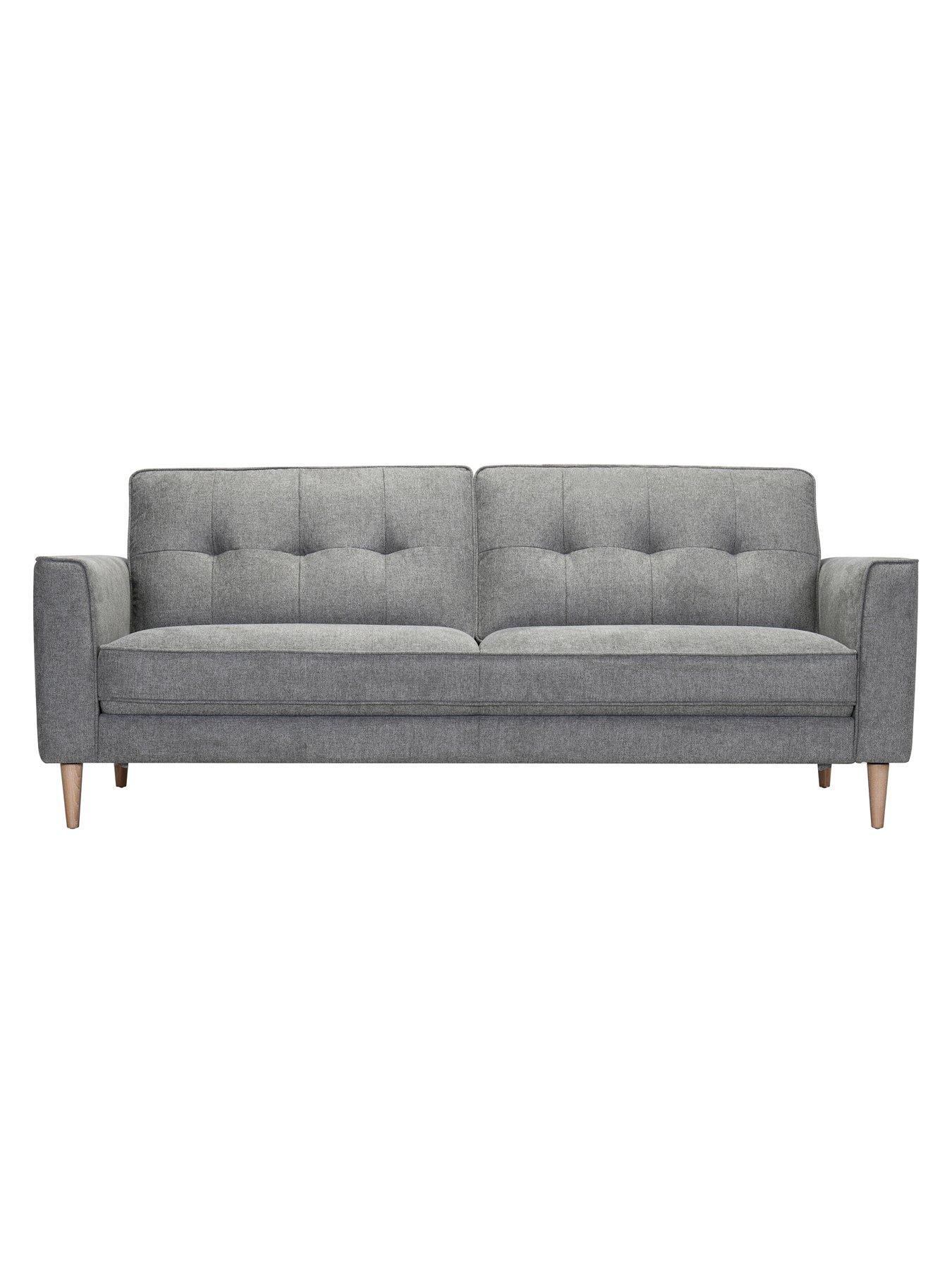 undefined Oxford Fabric 3 Seater Sofa - FSC® Certified