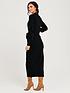  image of lucy-mecklenburgh-x-v-by-verynbspbutton-through-knitted-midi-dress-black