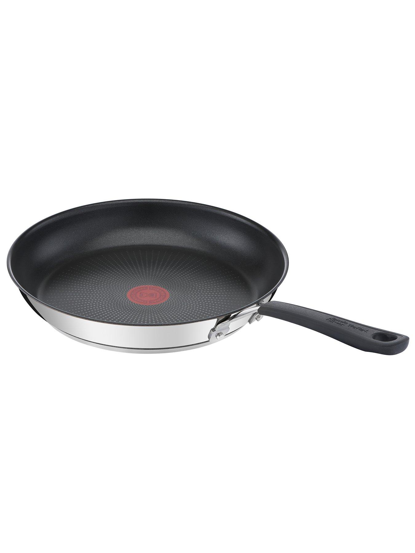 Image 2 of 7 of Tefal Jamie Oliver by Tefal Quick &amp; Easy Stainless Steel Non Stick Induction Compatible 24cm Frying Pan