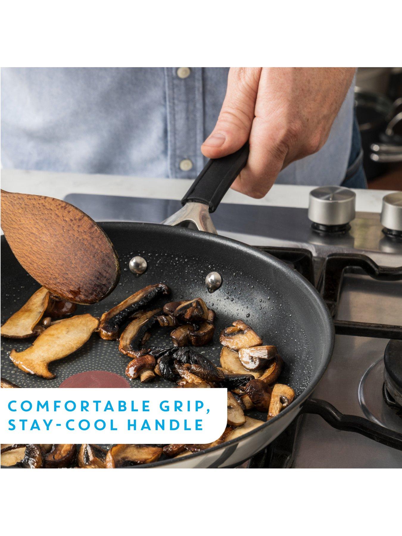 Image 5 of 7 of Tefal Jamie Oliver by Tefal Quick &amp; Easy Stainless Steel Non Stick Induction Compatible 24cm Frying Pan