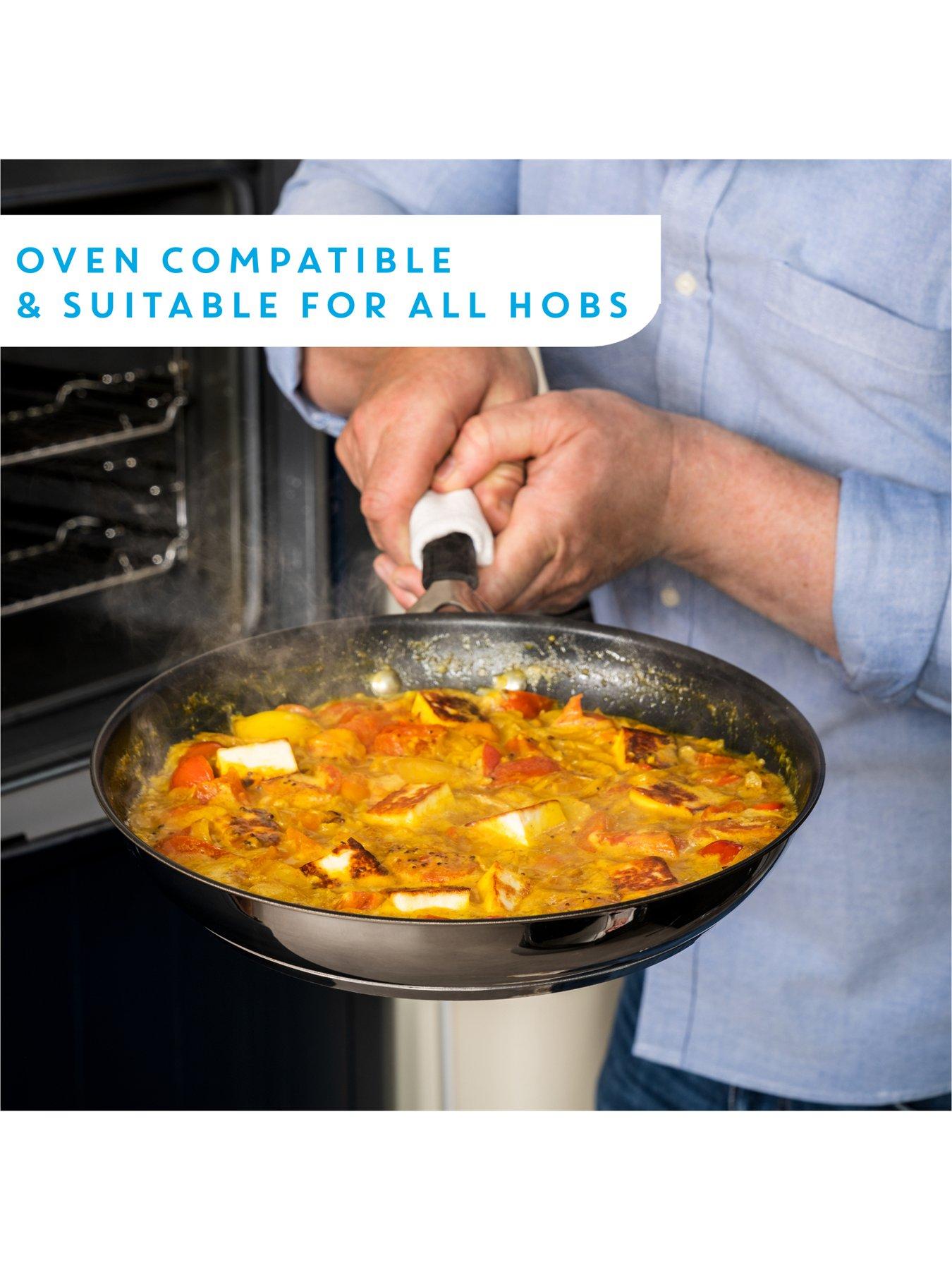Image 7 of 7 of Tefal Jamie Oliver by Tefal Quick &amp; Easy Stainless Steel Non Stick Induction Compatible 24cm Frying Pan