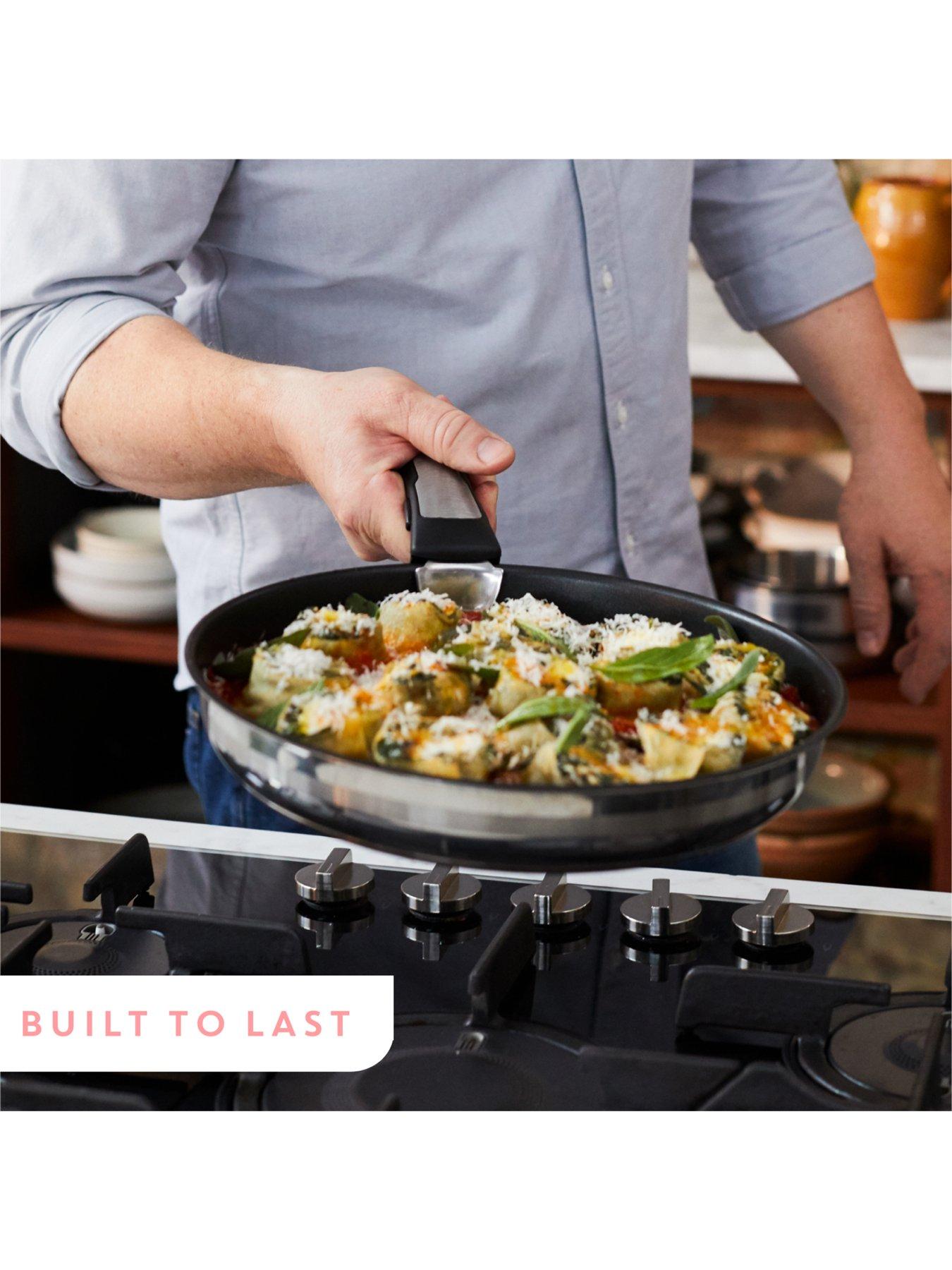 Image 6 of 7 of Tefal Jamie Oliver by Tefal Ingenio 9 Piece Removable Handle, Stackable Induction Compatible Pan Set