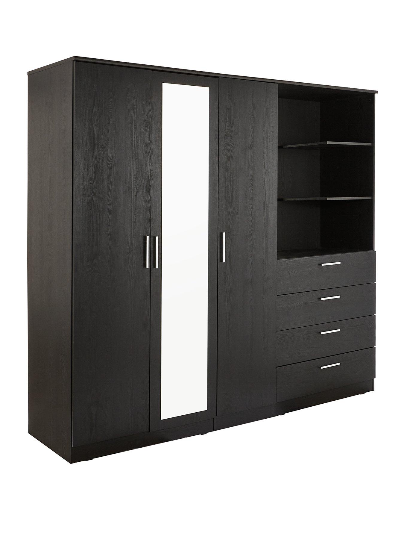 Image 3 of 7 of Everyday Panama 3 Door 4 Draw Combi Wardrobe&nbsp;- FSC&reg; Certified