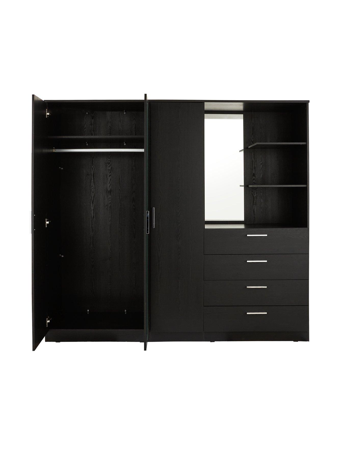 Image 4 of 7 of Everyday Panama 3 Door 4 Draw Combi Wardrobe&nbsp;- FSC&reg; Certified