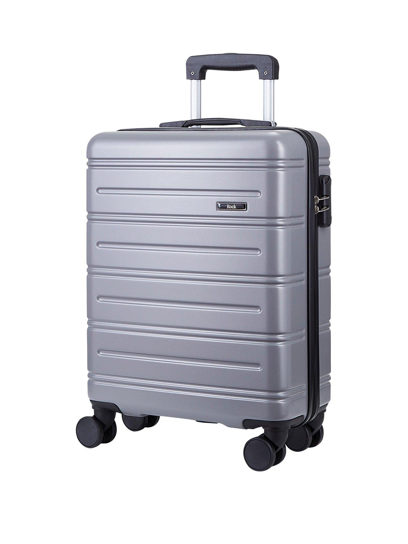 Image 1 of 5 of Rock Luggage Lisbon Small Suitcase Grey