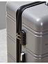  image of rock-luggage-lisbon-small-suitcase-grey