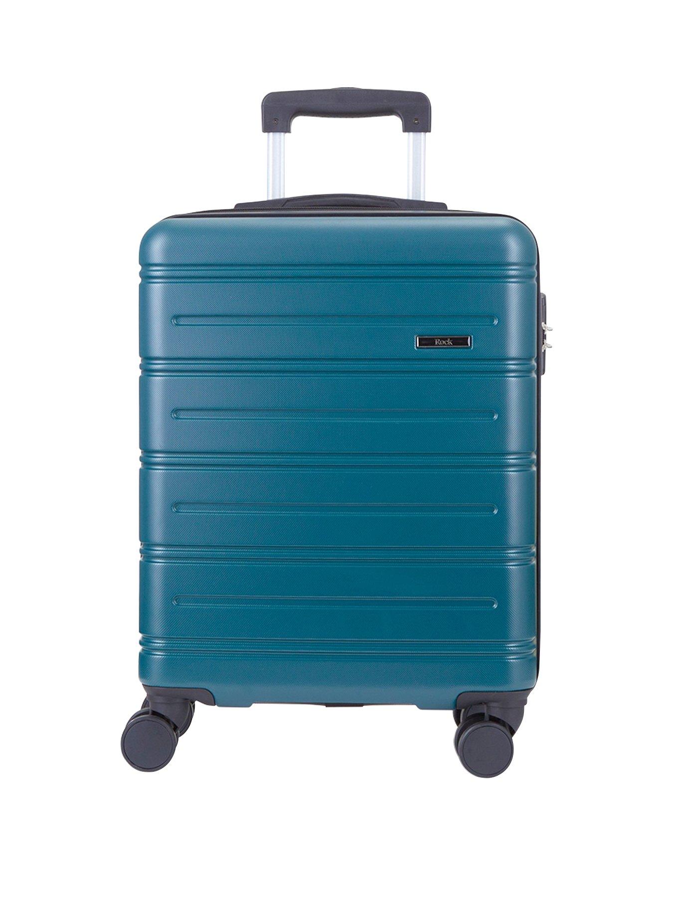 Image 2 of 6 of Rock Luggage Lisbon Small Suitcase Green