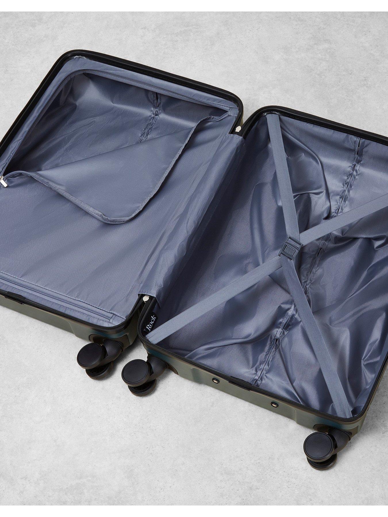 Image 4 of 6 of Rock Luggage Lisbon Small Suitcase Green