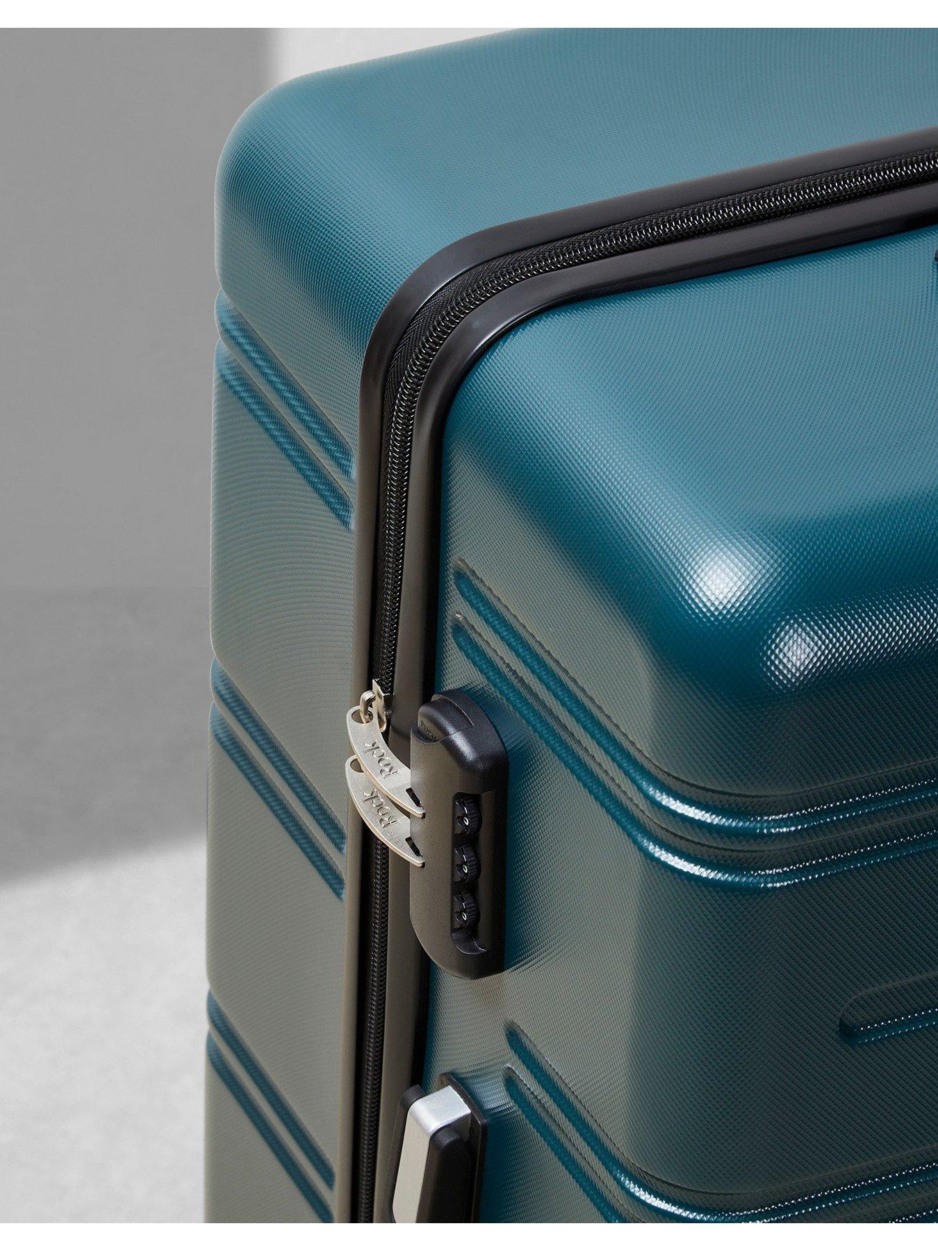 Image 5 of 6 of Rock Luggage Lisbon Small Suitcase Green