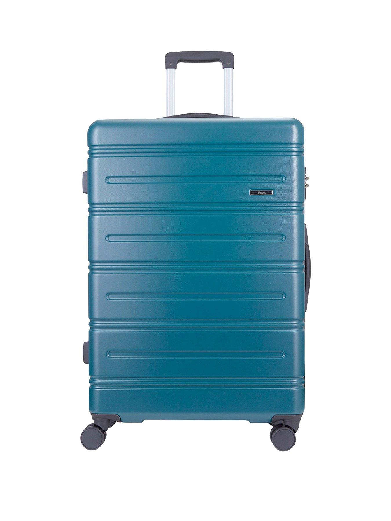 Image 2 of 6 of Rock Luggage Lisbon 3 Pc Set Green