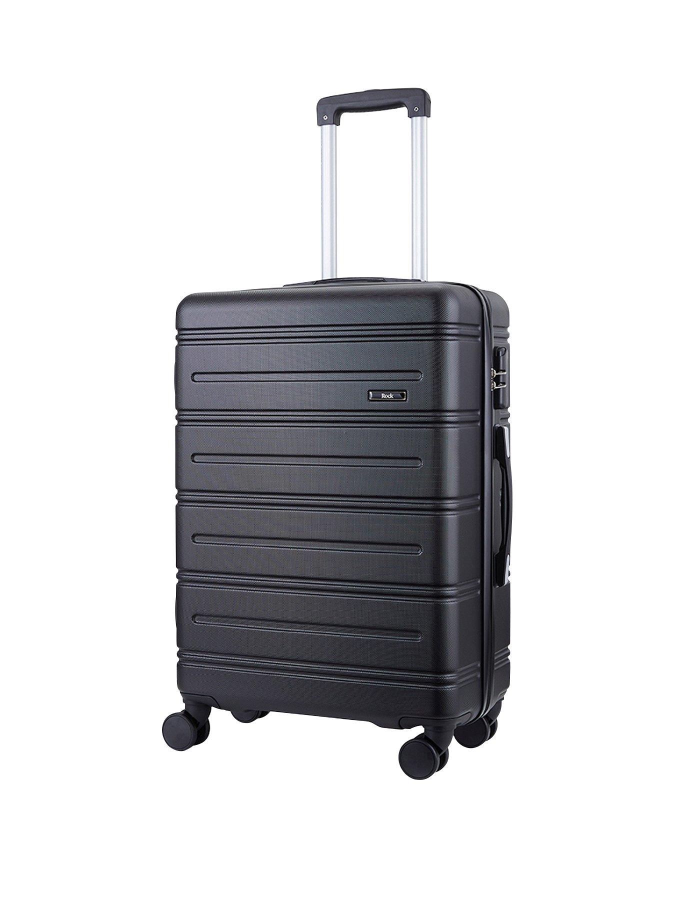Image 1 of 5 of Rock Luggage Lisbon Medium Suitcase Black