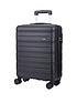  image of rock-luggage-lisbon-small-suitcase-black