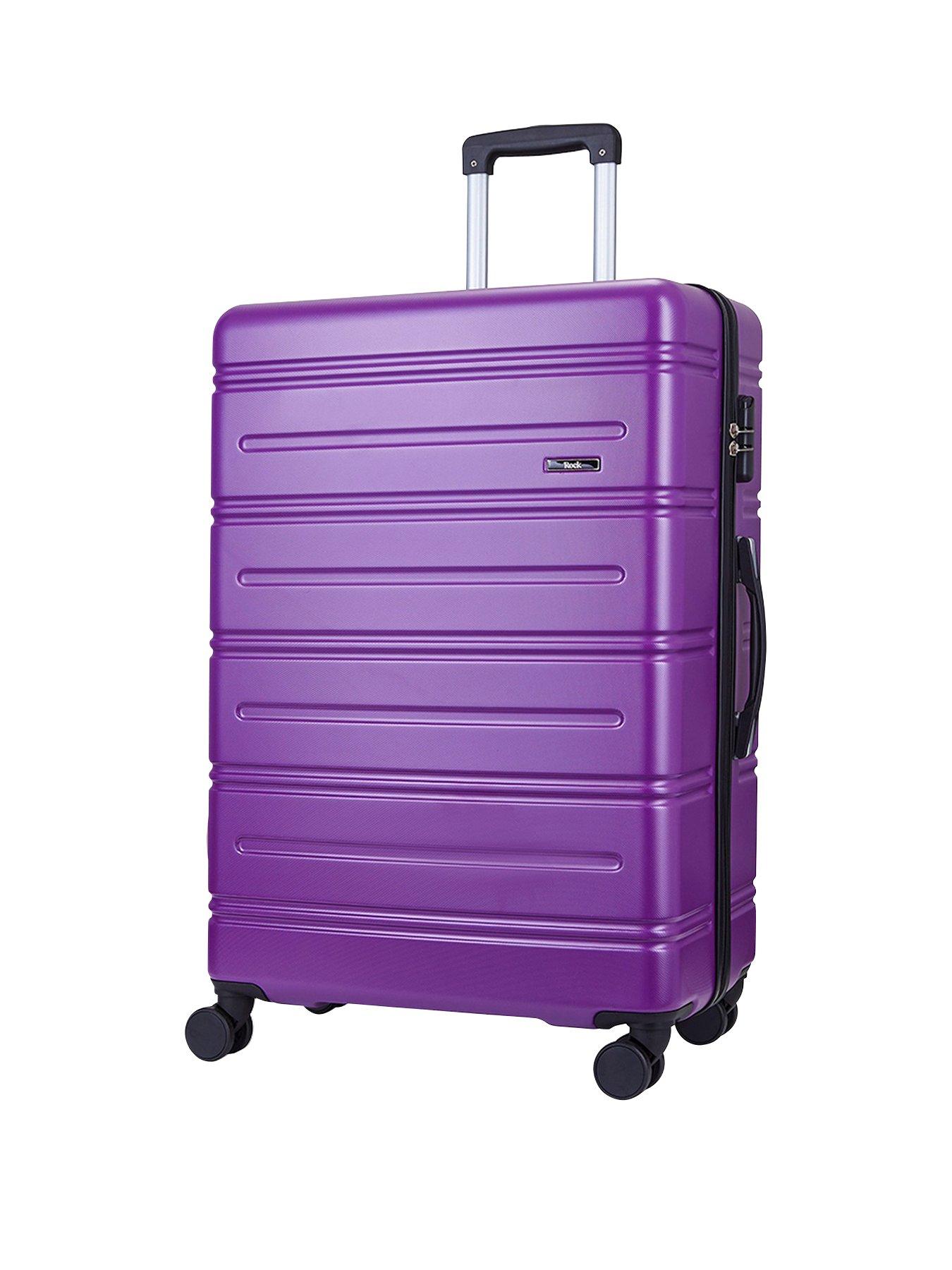 Purple luggage hot sale