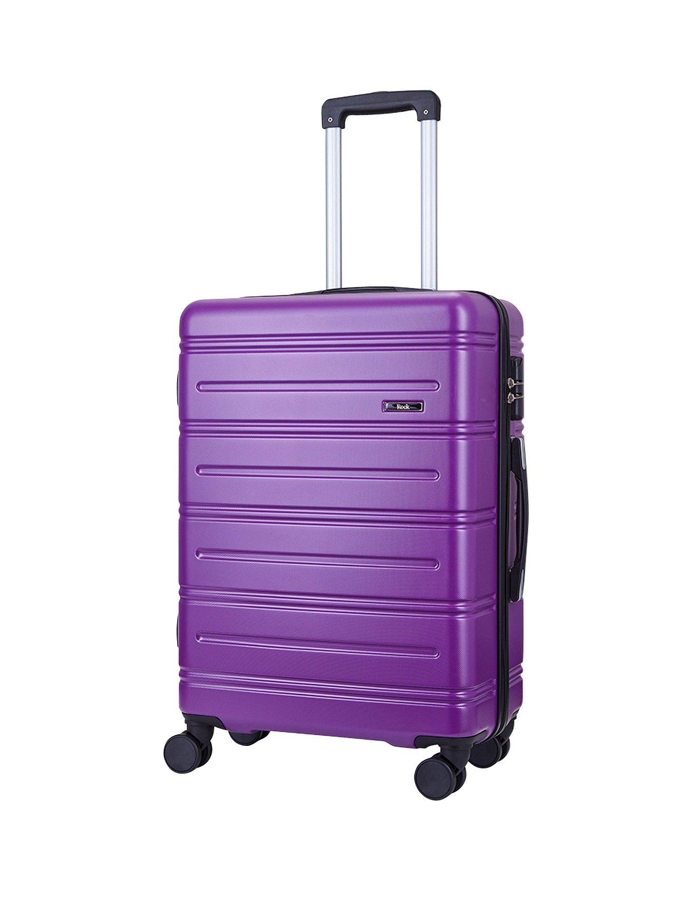 Rock Luggage Lisbon Medium Suitcase Purple