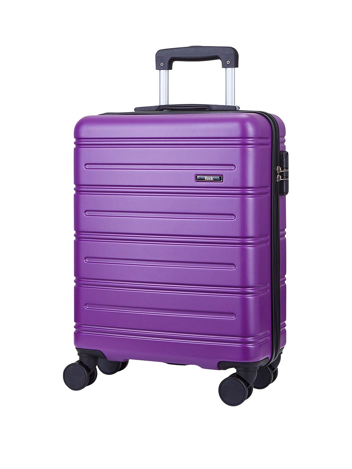 Rock Luggage Lisbon Small Suitcase Purple