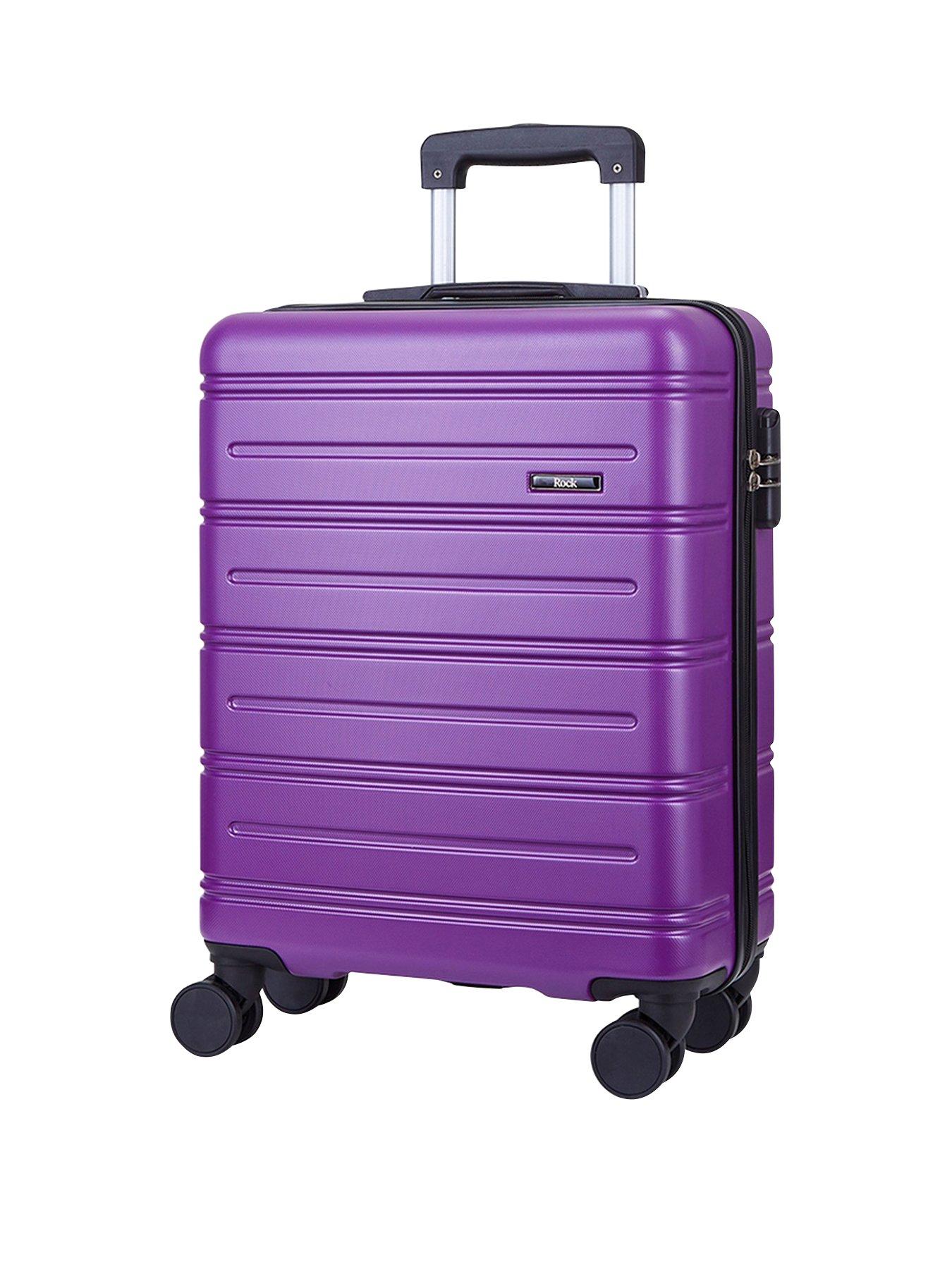 Rock Luggage Lisbon Medium Suitcase Purple Very