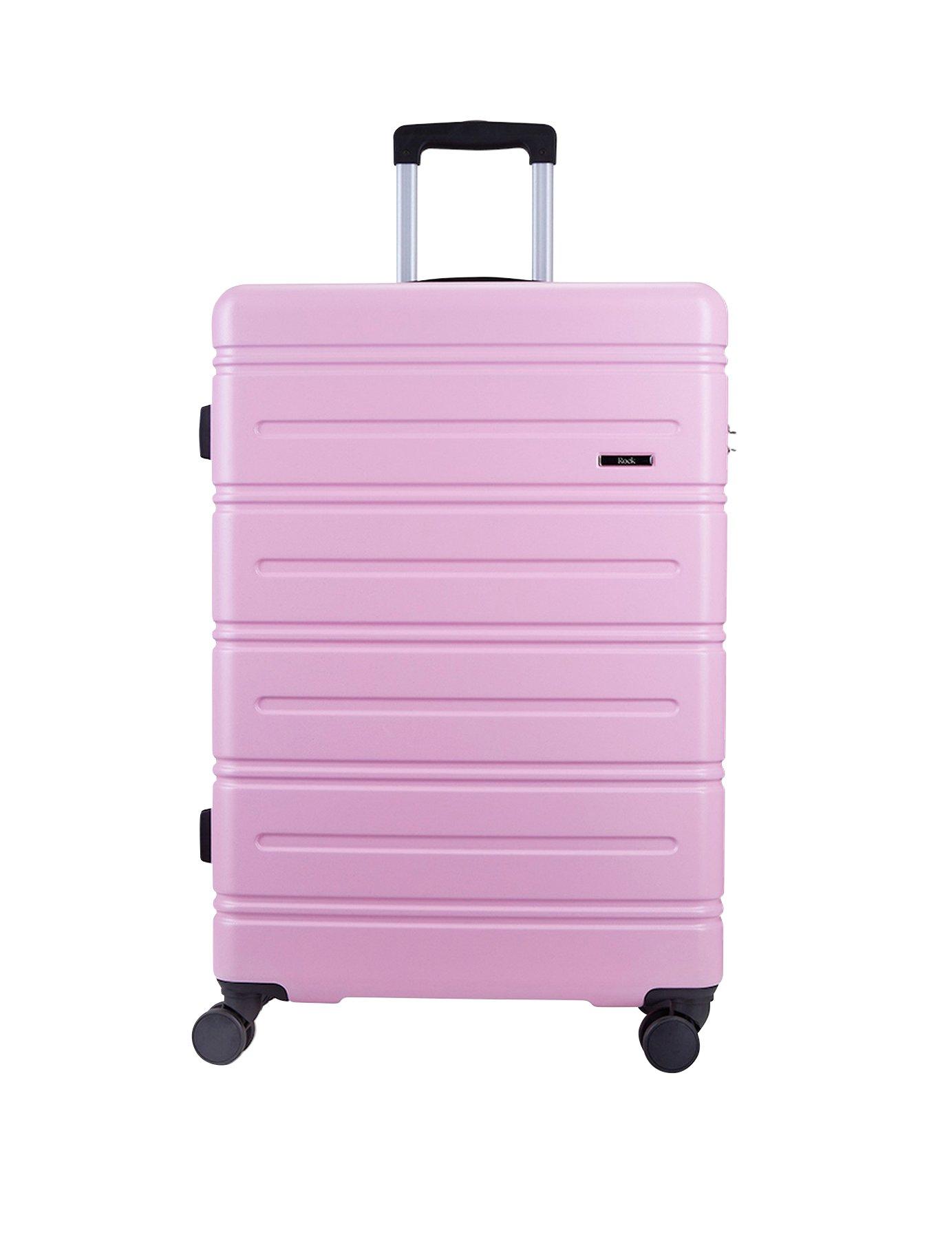 Large store pink suitcase