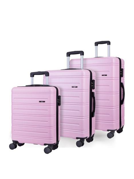 rock-luggage-lisbon-3-pc-set-pink