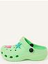  image of accessorize-girls-shell-charm-clogs-green