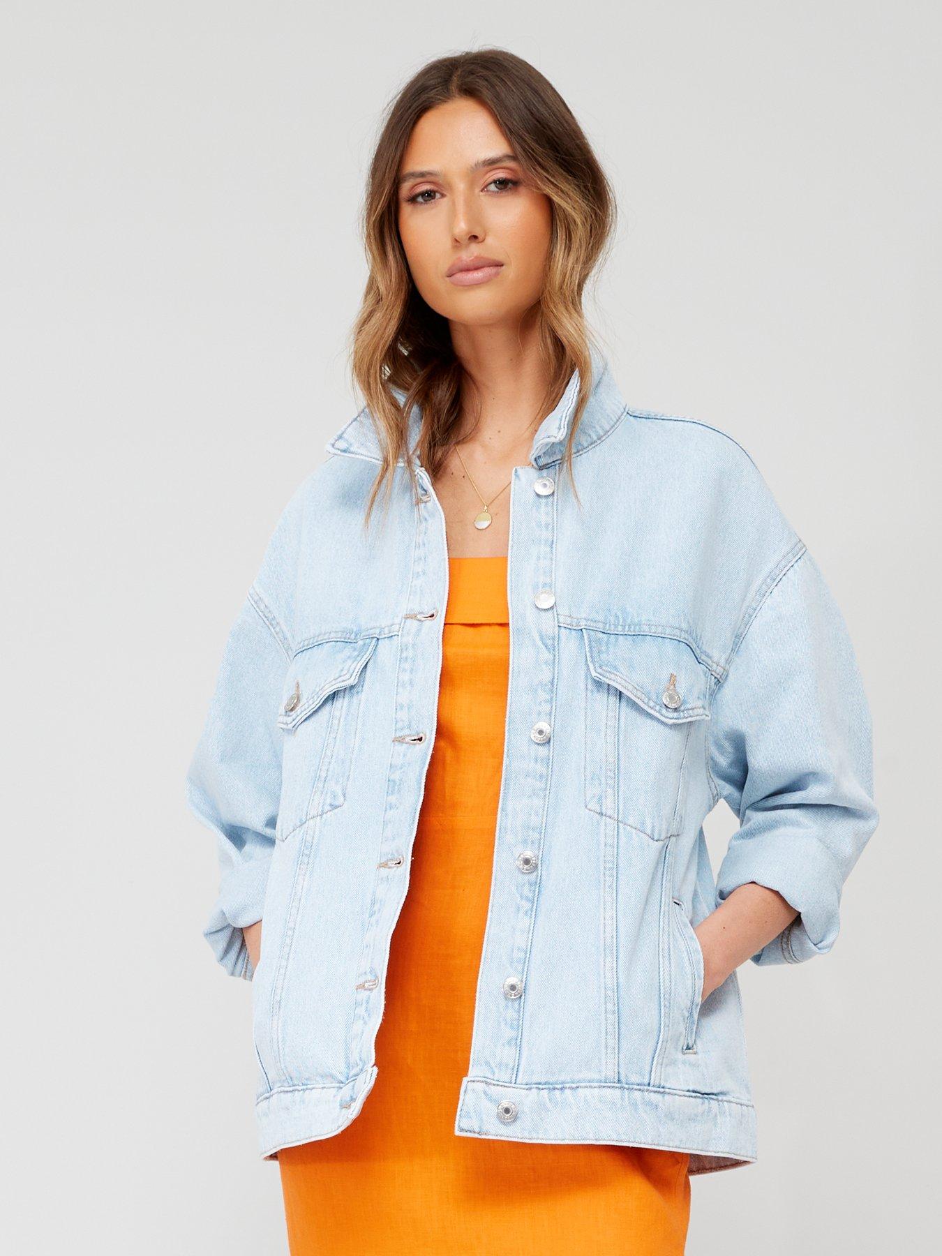 Denim on sale jacket mango