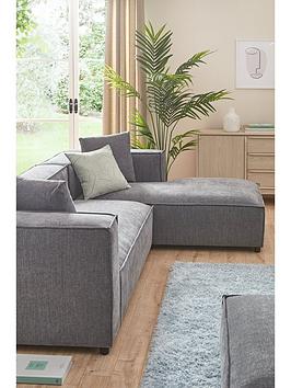 Product photograph of Very Home Charley Right Hand Corner Chaise Sofa - Fsc Reg Certified from very.co.uk