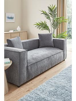 Product photograph of Very Home Charley 3 Seater Sofa - Grey - Fsc Reg Certified from very.co.uk