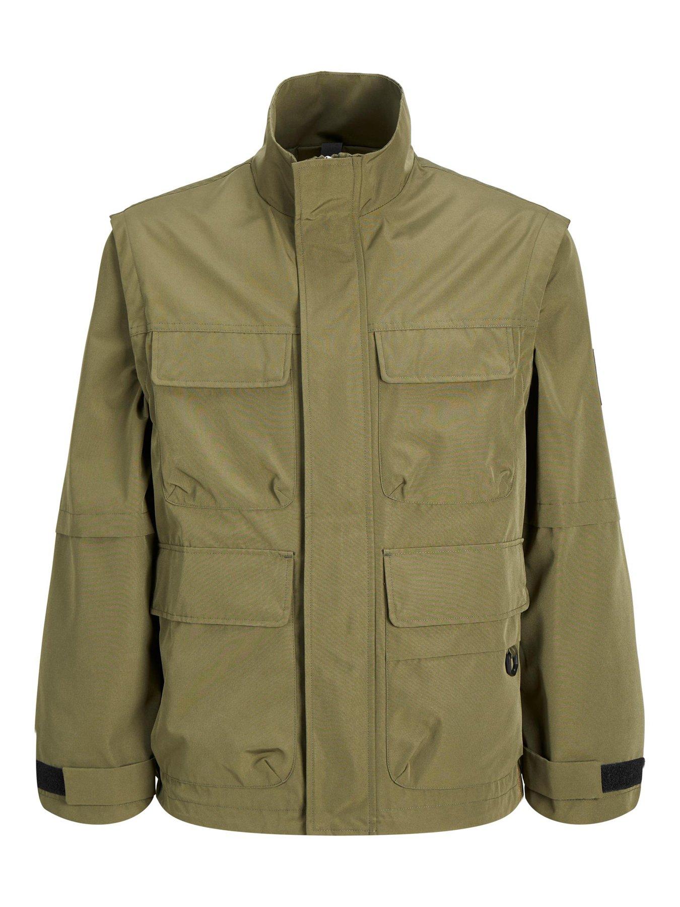 Jack Jones Technical Utility Jacket Khaki