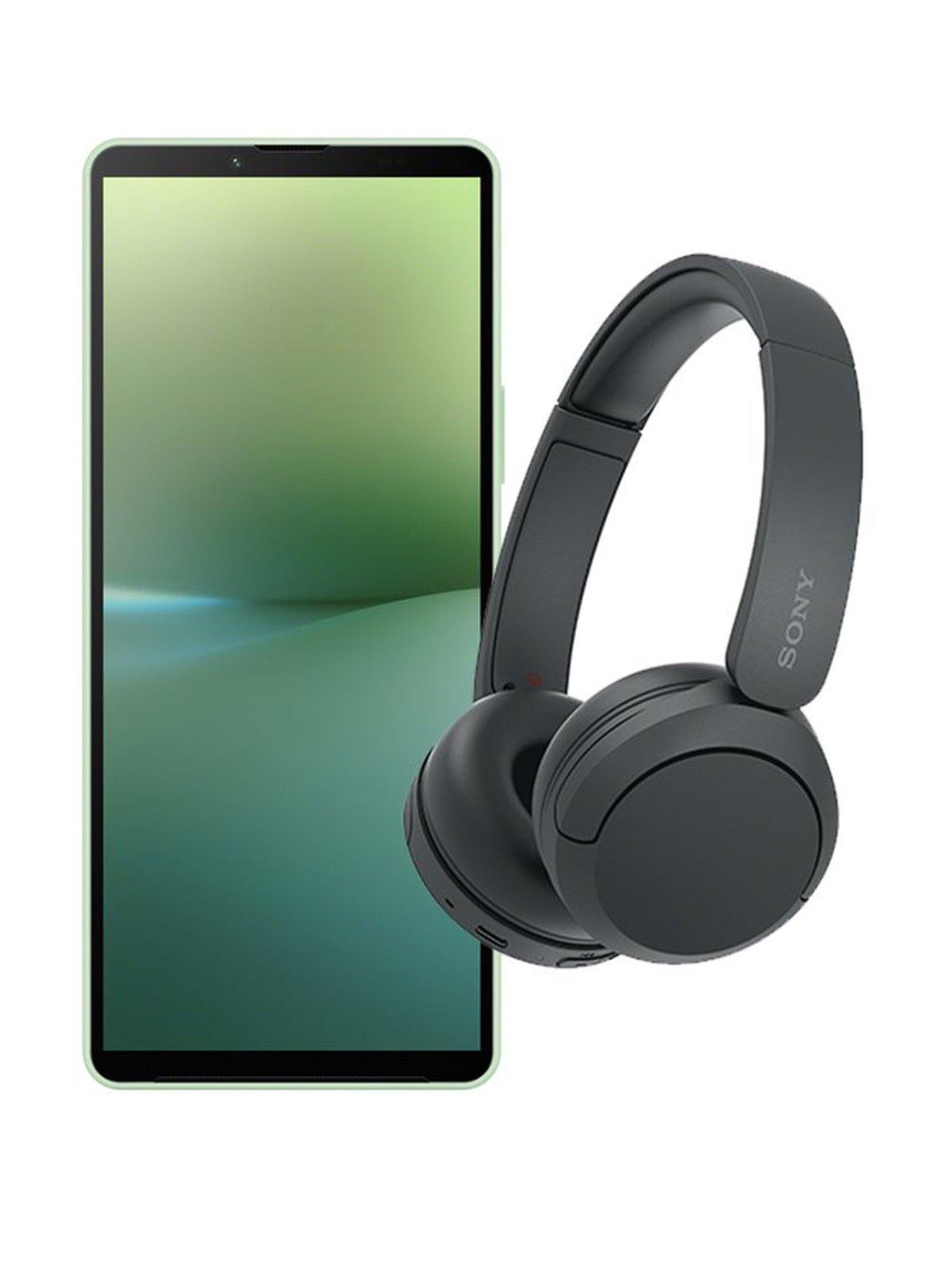 Sony Xperia 10 V 5G, 128GB (Sage Green) with Sony WHCH520 Wireless