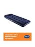  image of silentnight-camping-collection-flock-airbed-footpump-blue-single