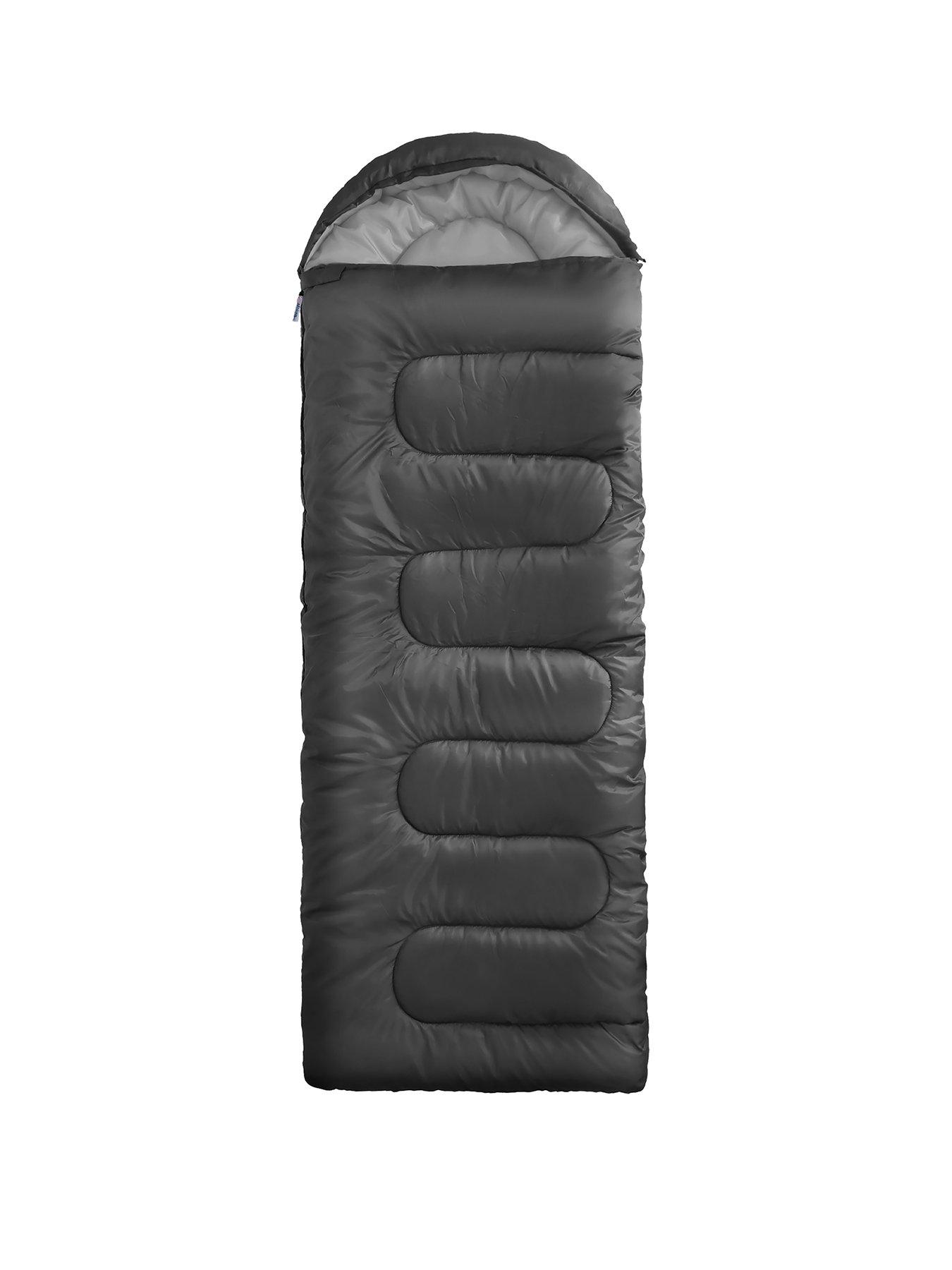 Silentnight Camping Collection SoftFill Adult Sleeping Bag Black Very