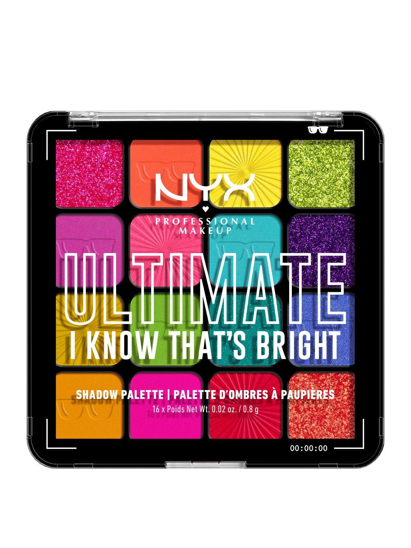 Image 1 of 8 of NYX PROFESSIONAL MAKEUP Ultimate Shadow Palette Vegan 16-Pan - I Know That's Bright